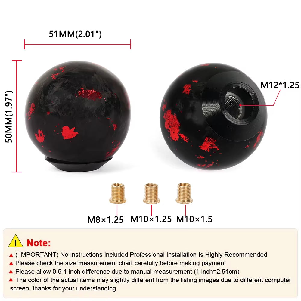 Forged Carbon Fiber & Aluminum Shift Knob
