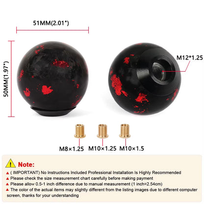 Forged Carbon Fiber & Aluminum Shift Knob