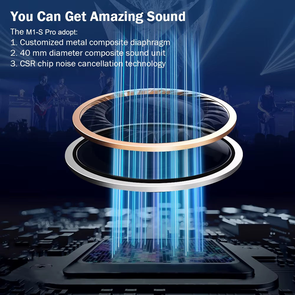 Fodsports M1-S Pro Motorcycle Intercom Bluetooth Helmet Headset  2000M Communicator/Music Share (4 Headsets)