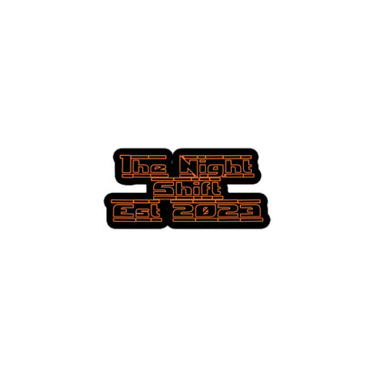 The Night Shift Kiss Cut Sticker 3″×3″ The Night Shift Performance Street Gear by The Night Shift Automotive Apparel