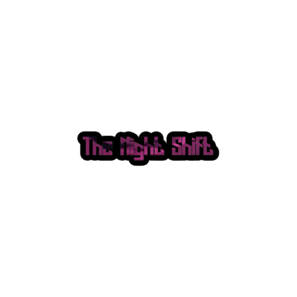 The Night Shift Kiss Cut Sticker 3″×3″ The Night Shift Performance Street Gear by The Night Shift Automotive Apparel