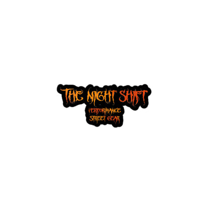 The Night Shift Kiss Cut Sticker 3″×3″ The Night Shift Performance Street Gear by The Night Shift Automotive Apparel