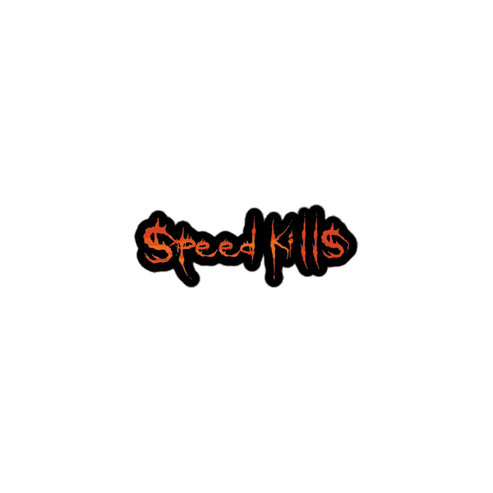 Speed Kills Kiss Cut Sticker 3″×3″ The Night Shift Performance Street Gear by The Night Shift Automotive Apparel