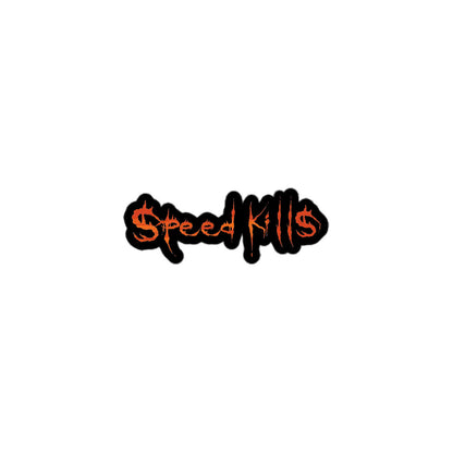 Speed Kills Kiss Cut Sticker 3″×3″ The Night Shift Performance Street Gear by The Night Shift Automotive Apparel