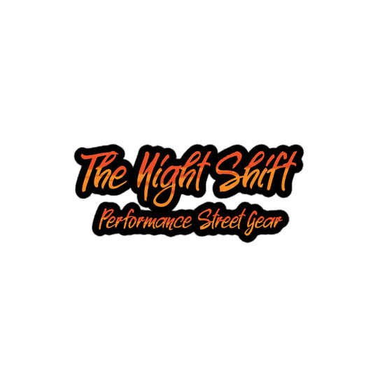The Night Shift Kiss Cut Sticker 4″×4″ The Night Shift Performance Street Gear by The Night Shift Automotive Apparel