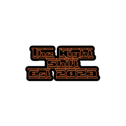 The Night Shift Kiss Cut Sticker 4″×4″ The Night Shift Performance Street Gear by The Night Shift Automotive Apparel
