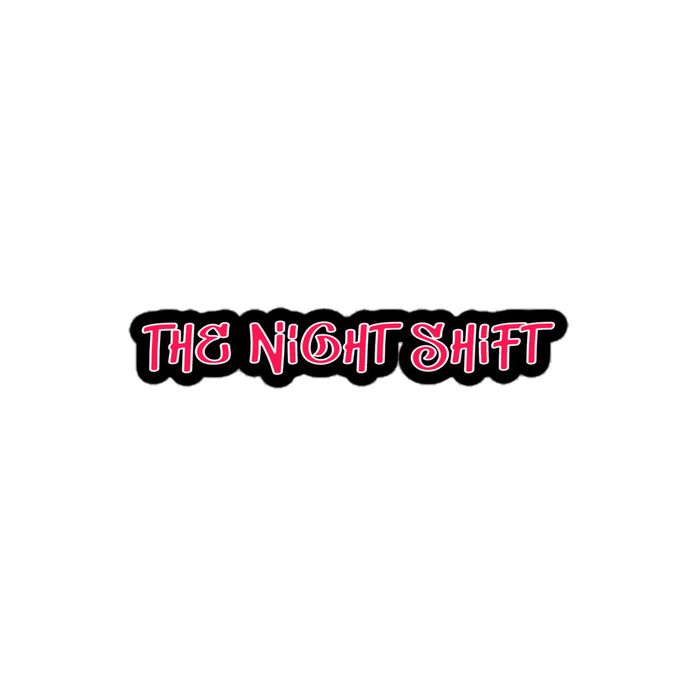 The Night Shift Kiss Cut Sticker 4″×4″ The Night Shift Performance Street Gear by The Night Shift Automotive Apparel