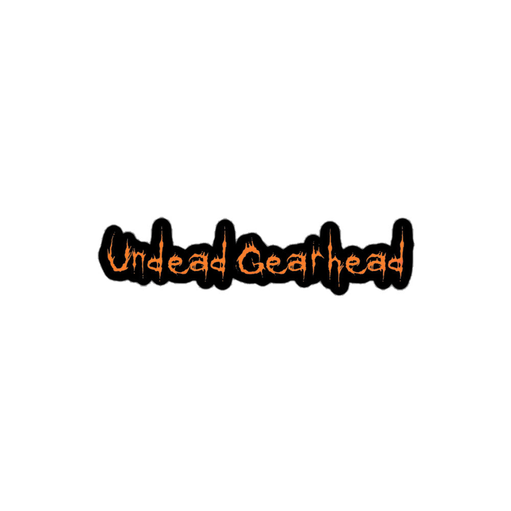 Undead Gearhead Kiss Cut Sticker 4″×4″ The Night Shift Performance Street Gear by The Night Shift Automotive Apparel