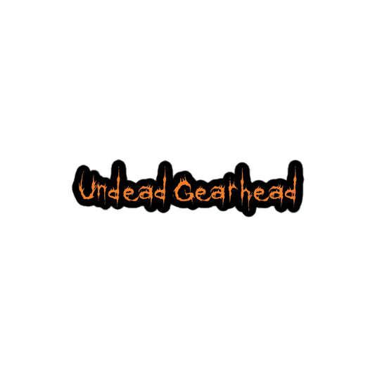 Undead Gearhead Kiss Cut Sticker 4″×4″ The Night Shift Performance Street Gear by The Night Shift Automotive Apparel