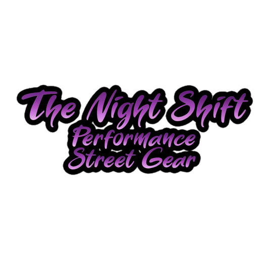 The Night Shift Kiss Cut Sticker 5.5″×5.5″ The Night Shift Performance Street Gear by The Night Shift Automotive Apparel