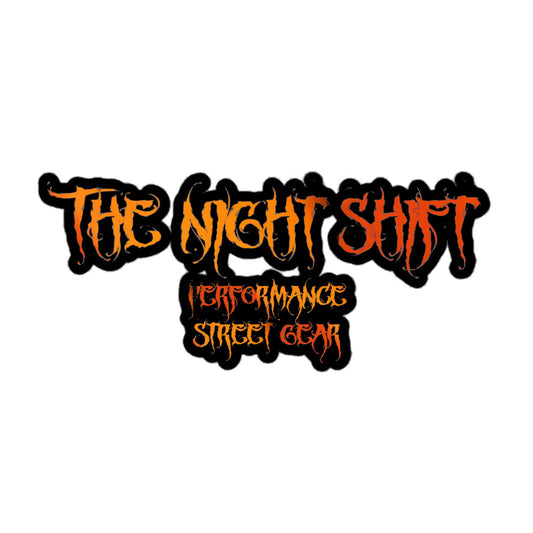 The Night Shift Kiss Cut Sticker 5.5″×5.5″ The Night Shift Performance Street Gear by The Night Shift Automotive Apparel