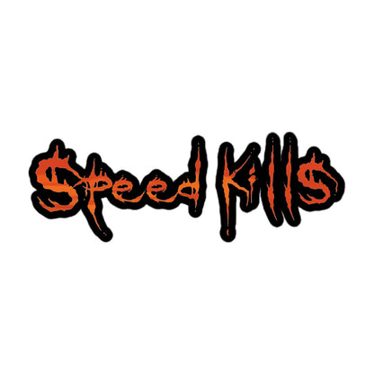 Speed Kills Kiss Cut Sticker 5.5″×5.5″ The Night Shift Performance Street Gear by The Night Shift Automotive Apparel