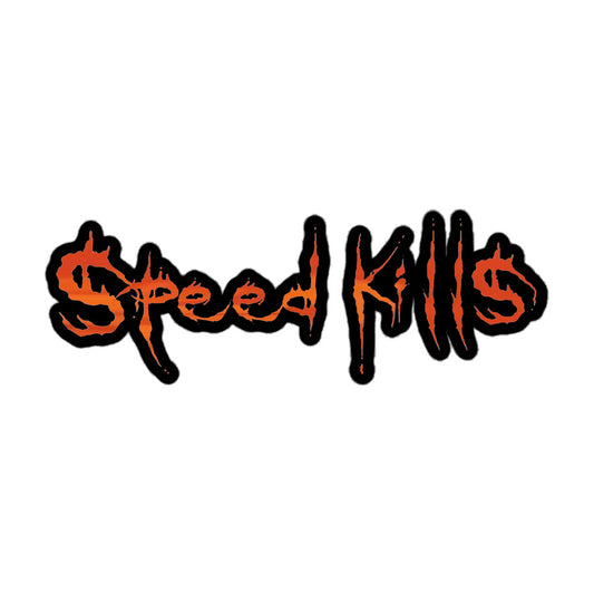 Speed Kills Kiss Cut Sticker 5.5″×5.5″ The Night Shift Performance Street Gear by The Night Shift Automotive Apparel