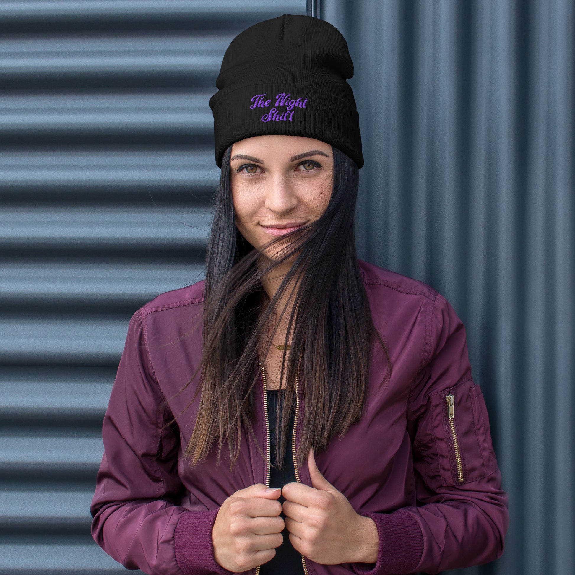 Embroidered Beanie The Night Shift Performance Street Gear by The Night Shift Automotive Apparel