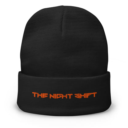 Embroidered Beanie The Night Shift Performance Street Gear by The Night Shift Automotive Apparel