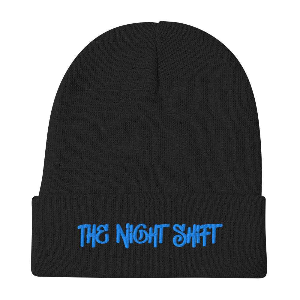Embroidered Beanie The Night Shift Performance Street Gear by The Night Shift Automotive Apparel