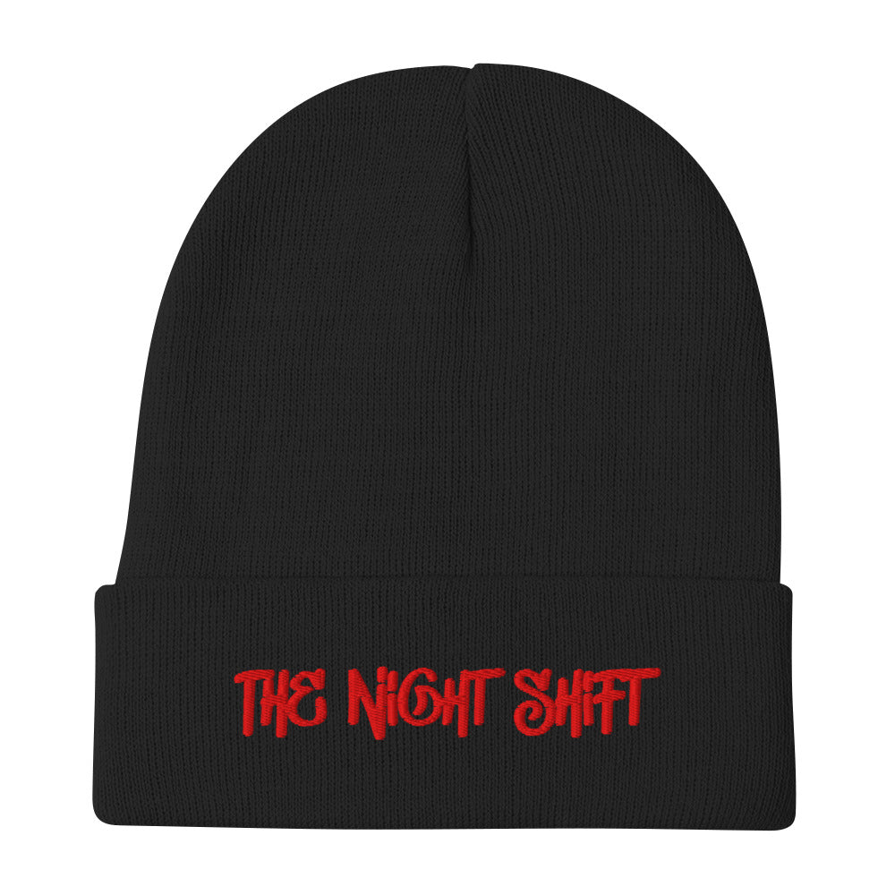 Embroidered Beanie Default Title The Night Shift Performance Street Gear by The Night Shift Automotive Apparel