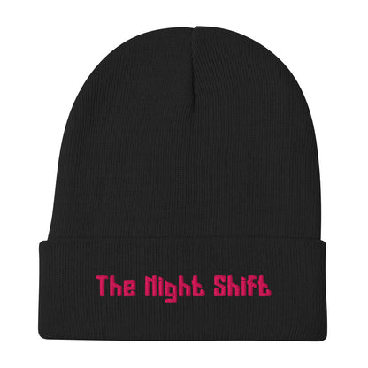 Embroidered Beanie Default Title The Night Shift Performance Street Gear by The Night Shift Automotive Apparel