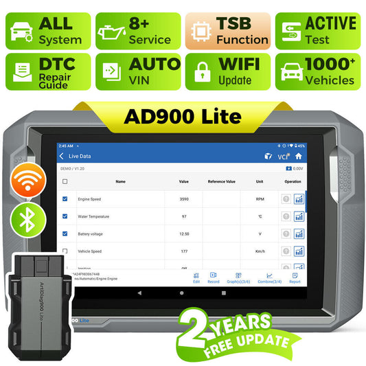 TOPDON Artidiag900 Lite OBD2 Bidirectional Bluetooth Wireless Scan Tool Artidiag900 Lite Topdon by The Night Shift Automotive Apparel