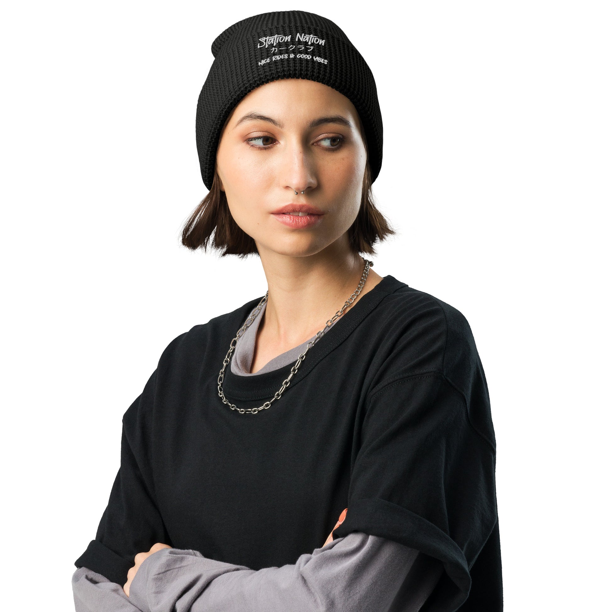 Waffle Beanie The Night Shift Performance Street Gear by The Night Shift Automotive Apparel